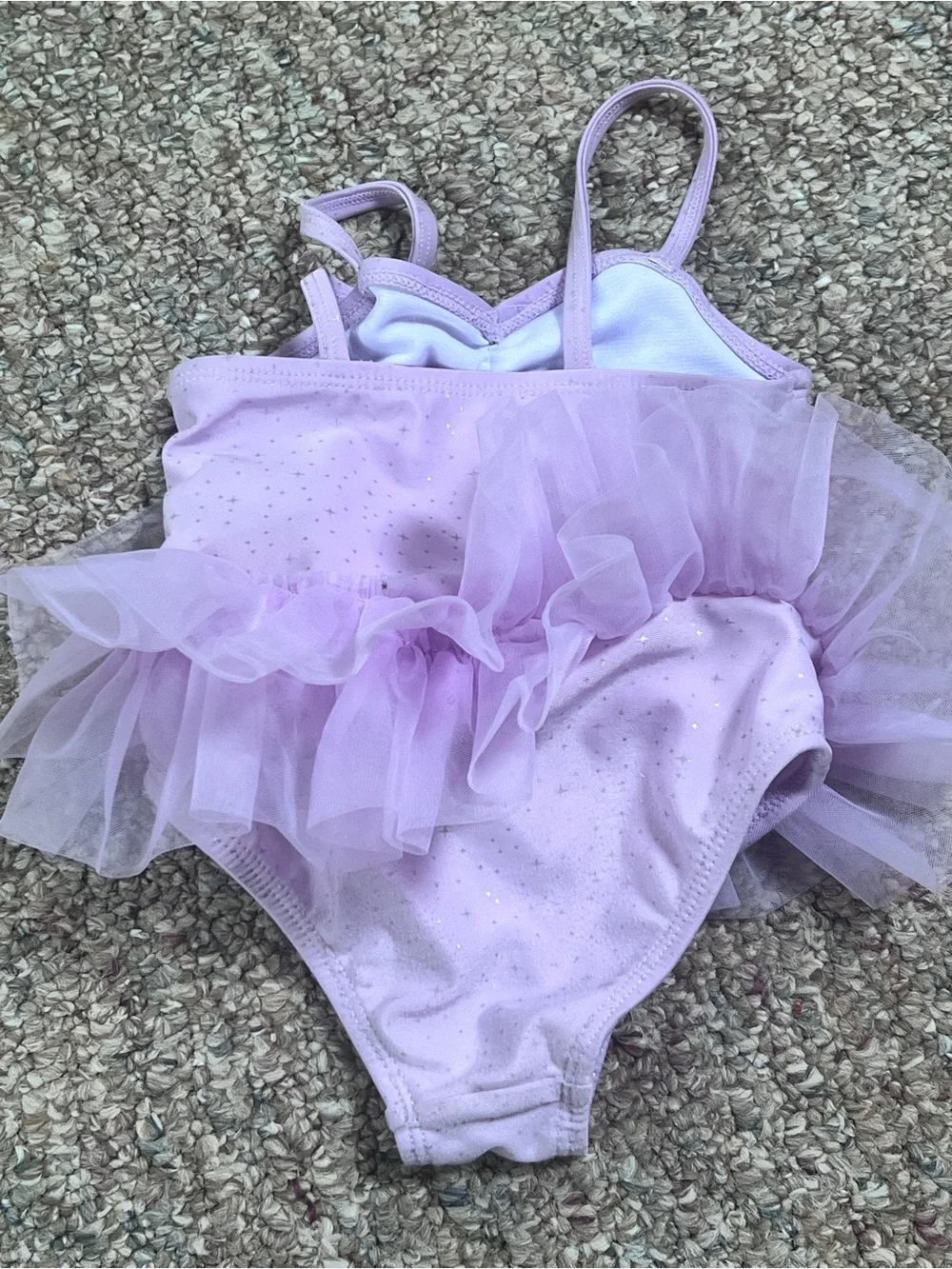 wonder nation Lilac Tutu Dance Leotard with Sparkle